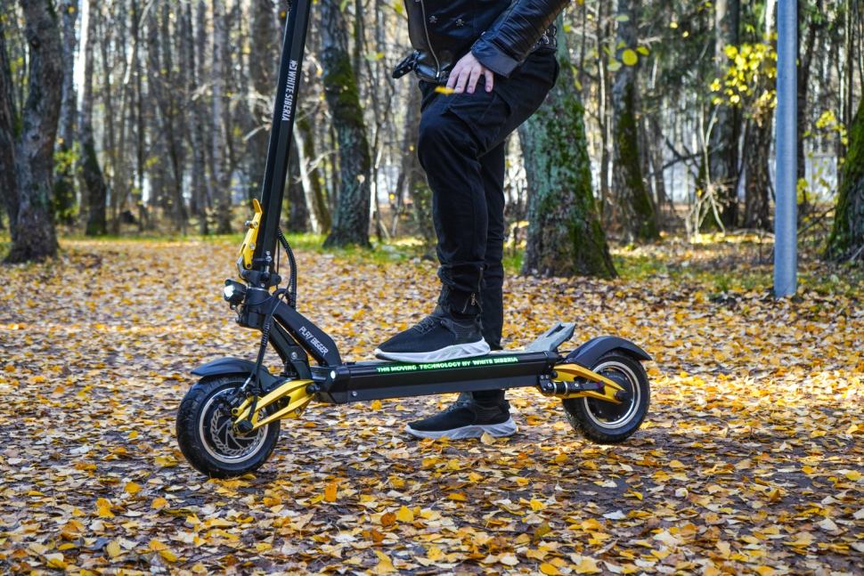 Электросамокат WHITE SIBERIA NERPA PRO 3600W BLUE SKY (синий)